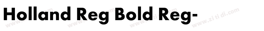 Holland Reg Bold Reg字体转换